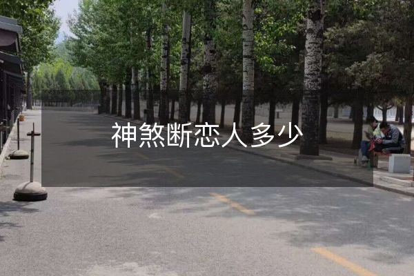 神煞斷戀人多少